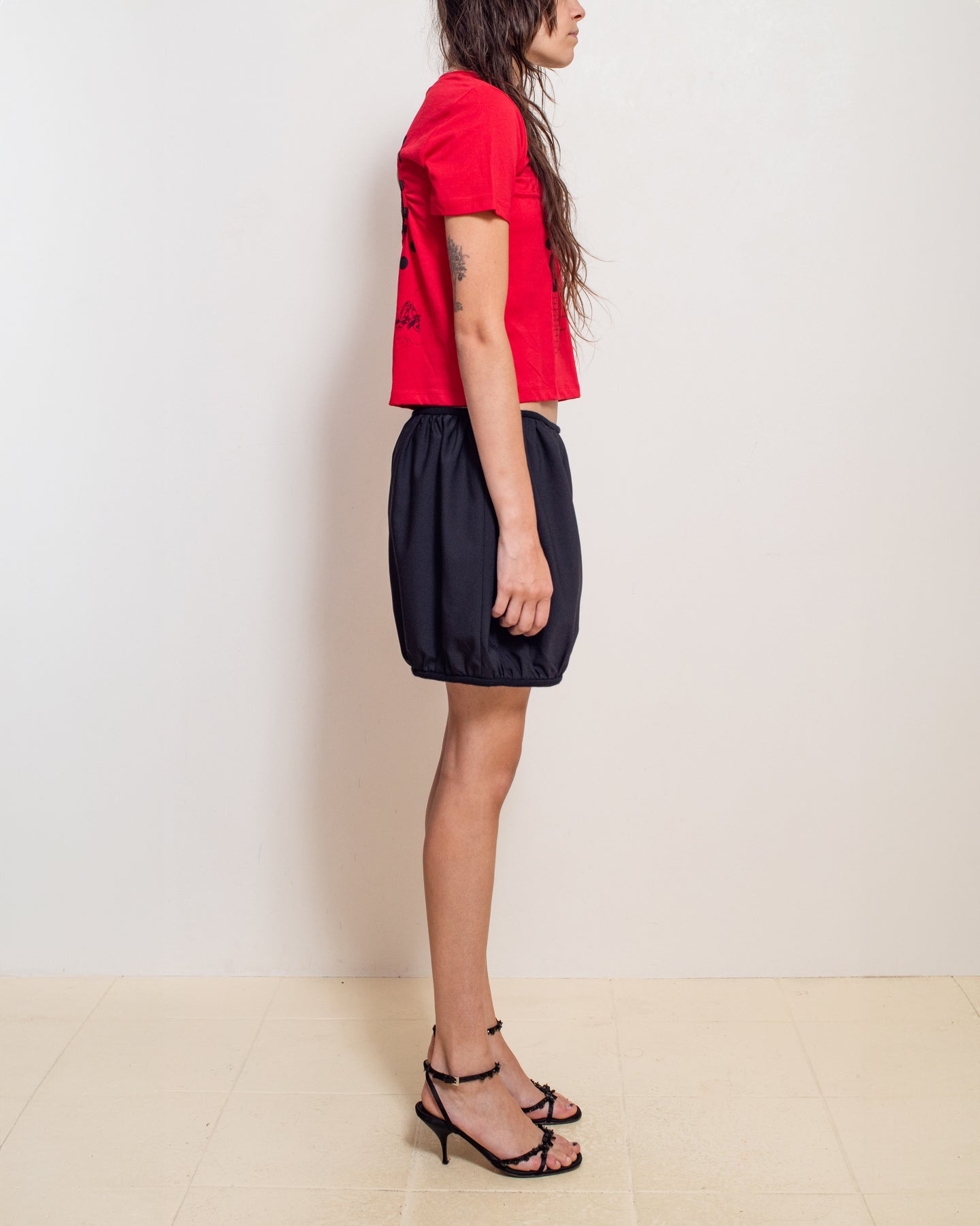 Red Logo Removal Baby Tee